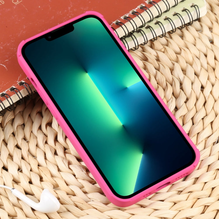 For iPhone 13 Pro Max Weave Texture Silicone Phone Case