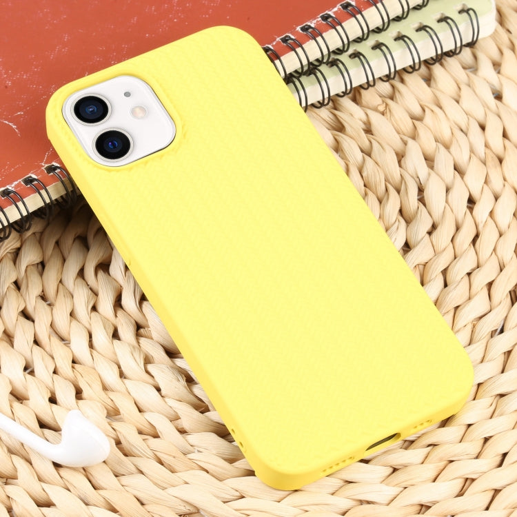 For iPhone 12 Weave Texture Silicone Phone Case