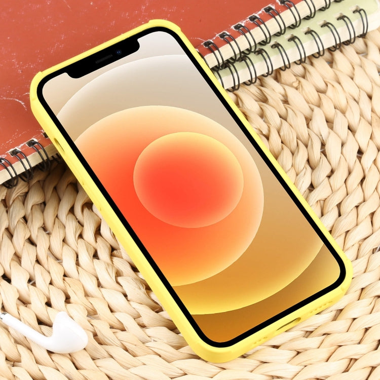 For iPhone 12 Weave Texture Silicone Phone Case