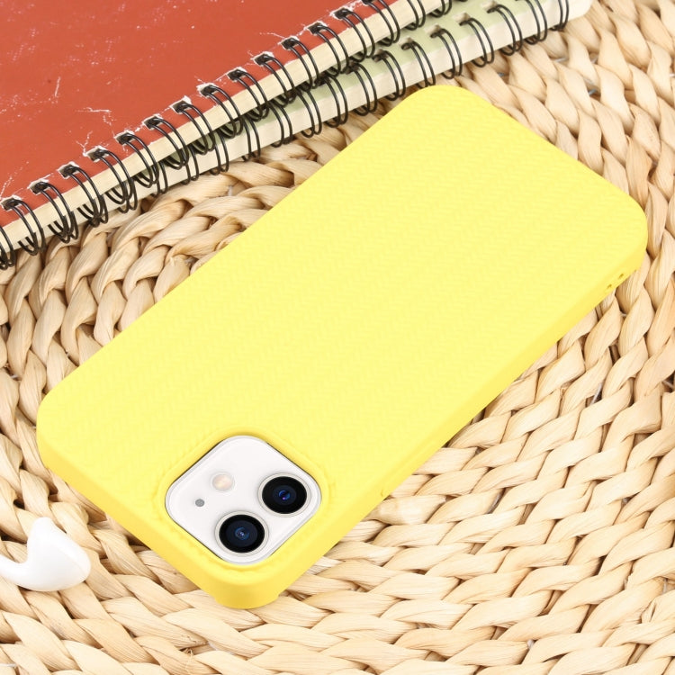 For iPhone 12 Weave Texture Silicone Phone Case