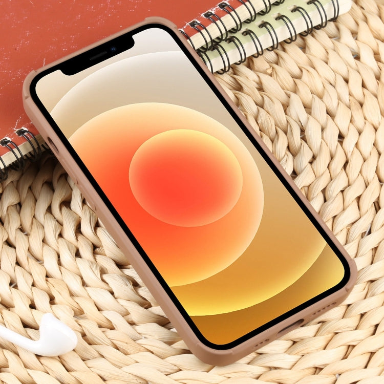 For iPhone 12 Weave Texture Silicone Phone Case
