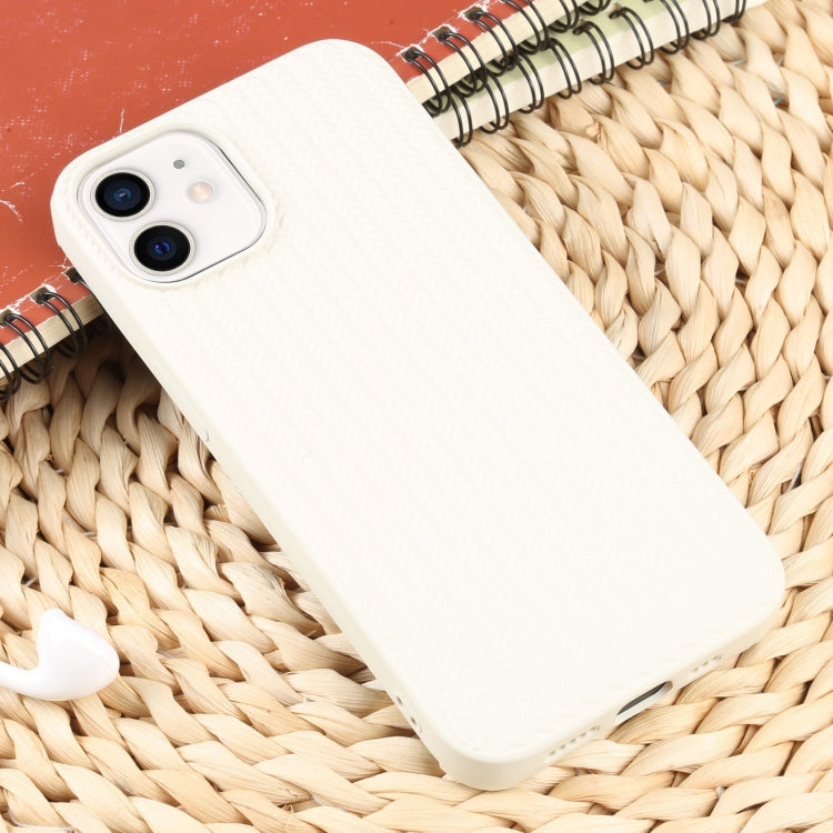 For iPhone 12 Weave Texture Silicone Phone Case