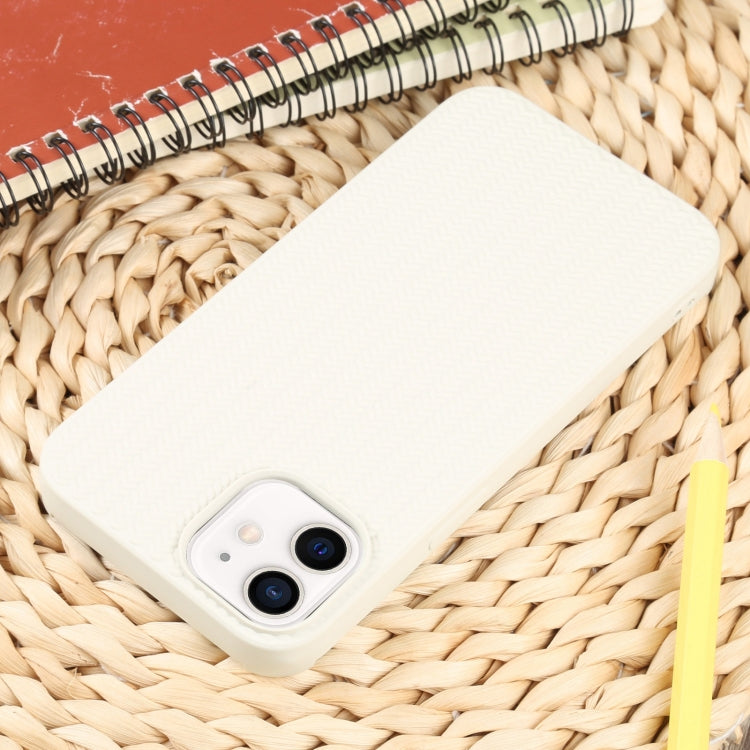 For iPhone 12 Weave Texture Silicone Phone Case