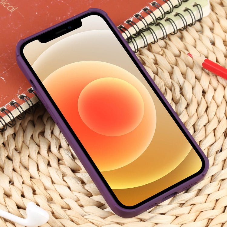 For iPhone 12 Weave Texture Silicone Phone Case
