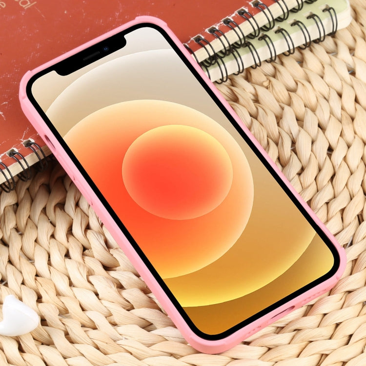 For iPhone 12 Weave Texture Silicone Phone Case