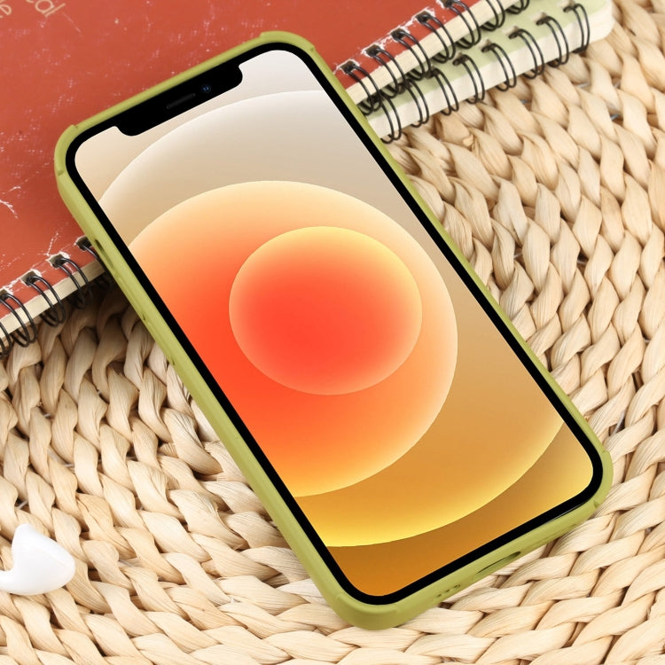 For iPhone 12 Weave Texture Silicone Phone Case
