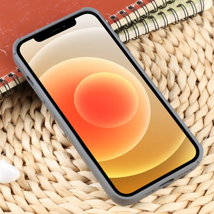 For iPhone 12 Weave Texture Silicone Phone Case