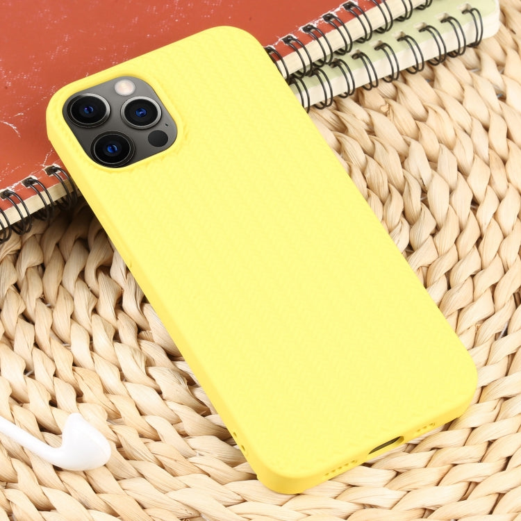 For iPhone 12 Pro Weave Texture Silicone Phone Case