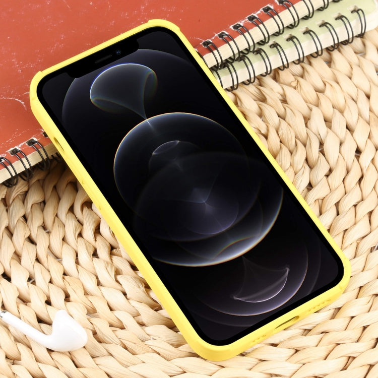 For iPhone 12 Pro Weave Texture Silicone Phone Case
