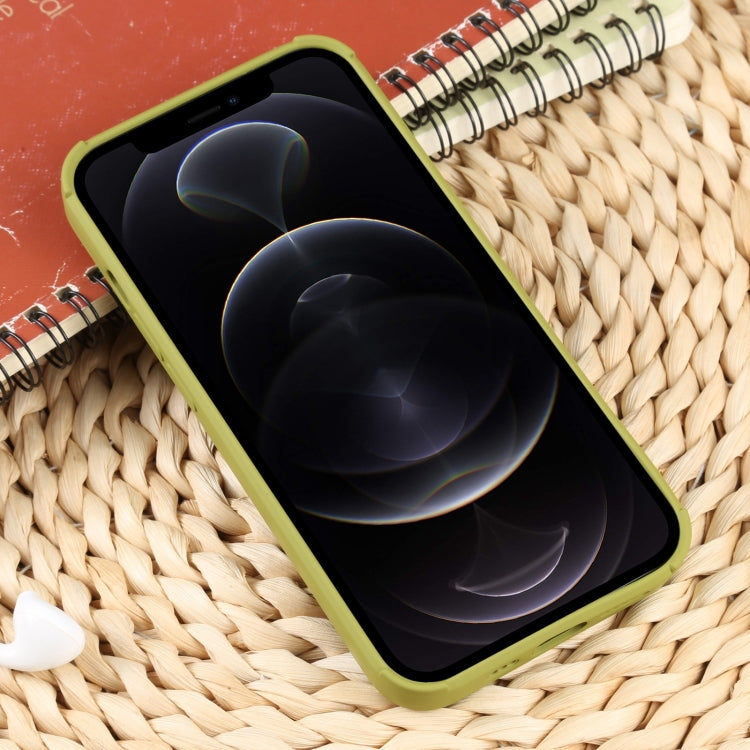 For iPhone 12 Pro Weave Texture Silicone Phone Case