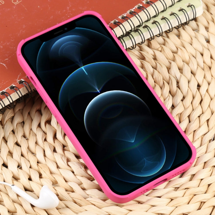 For iPhone 12 Pro Max Weave Texture Silicone Phone Case