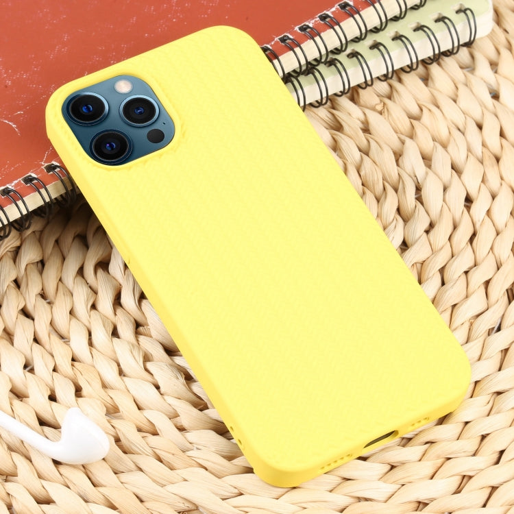 For iPhone 12 Pro Max Weave Texture Silicone Phone Case