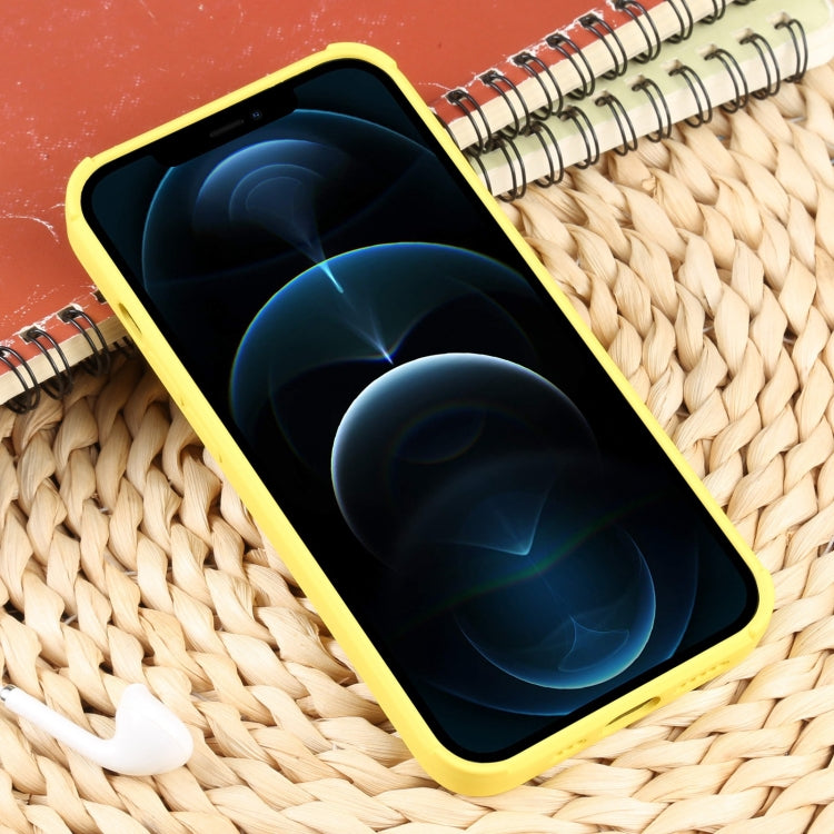 For iPhone 12 Pro Max Weave Texture Silicone Phone Case