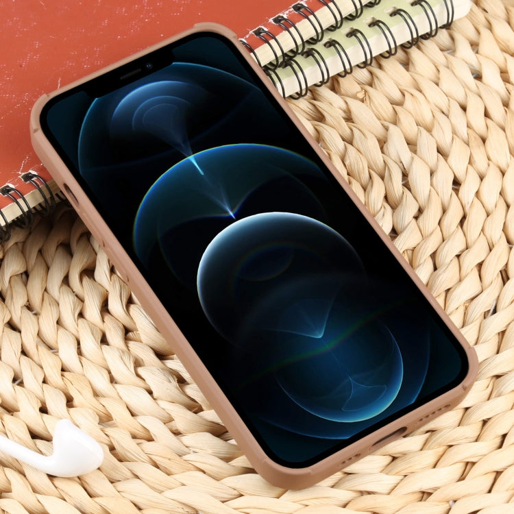 For iPhone 12 Pro Max Weave Texture Silicone Phone Case
