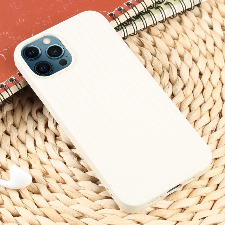 For iPhone 12 Pro Max Weave Texture Silicone Phone Case