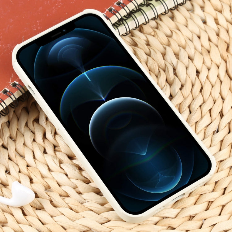 For iPhone 12 Pro Max Weave Texture Silicone Phone Case