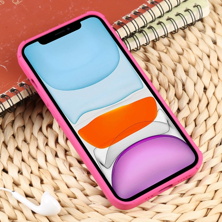For iPhone 11 Weave Texture Silicone Phone Case
