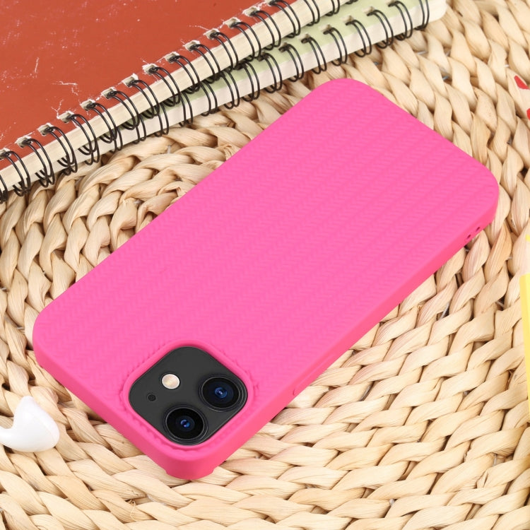 For iPhone 11 Weave Texture Silicone Phone Case