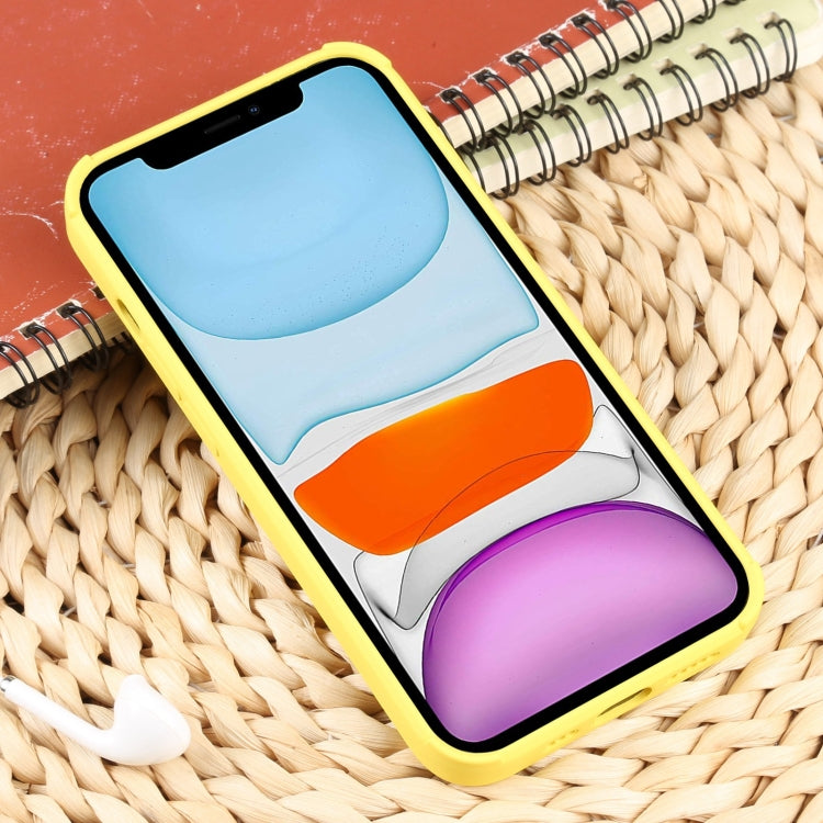 For iPhone 11 Weave Texture Silicone Phone Case