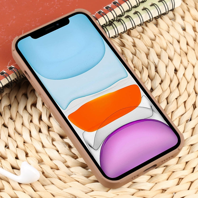 For iPhone 11 Weave Texture Silicone Phone Case