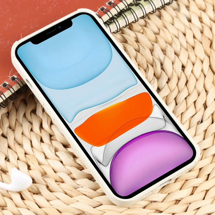 For iPhone 11 Weave Texture Silicone Phone Case