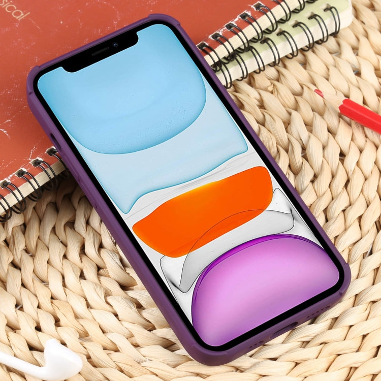 For iPhone 11 Weave Texture Silicone Phone Case