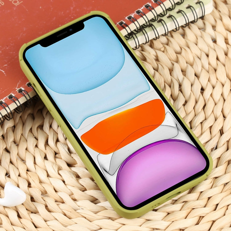 For iPhone 11 Weave Texture Silicone Phone Case