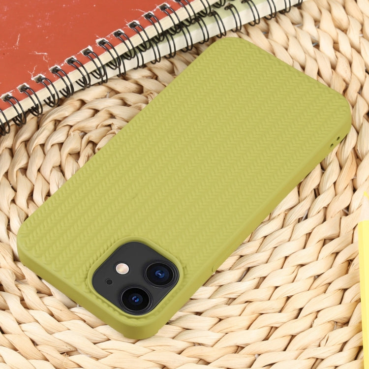For iPhone 11 Weave Texture Silicone Phone Case