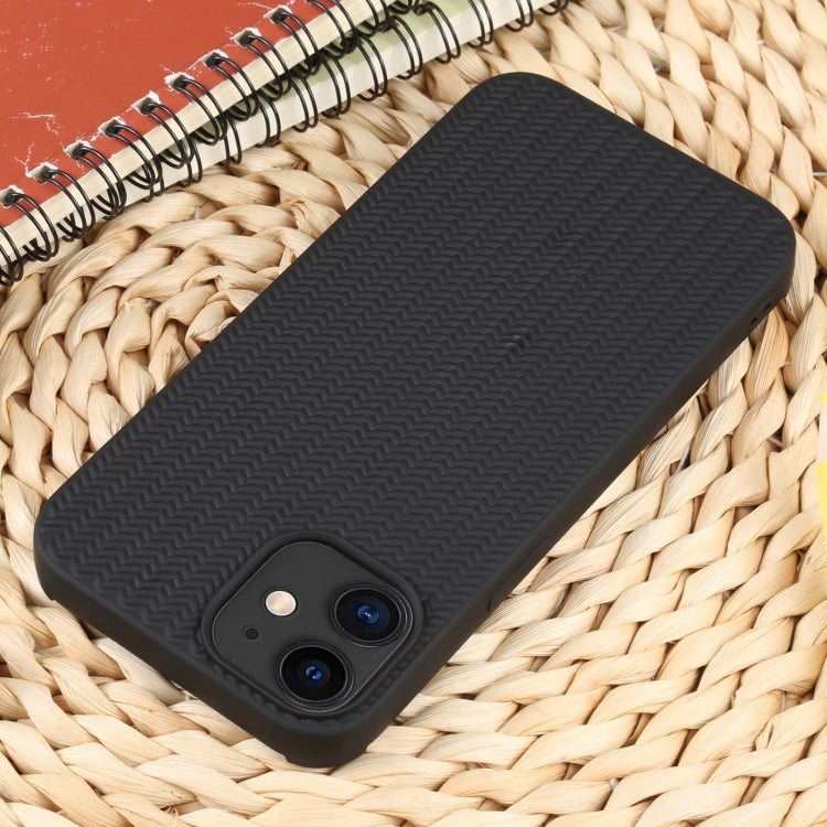For iPhone 11 Weave Texture Silicone Phone Case