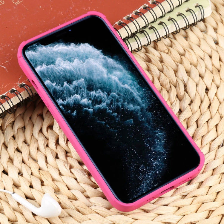 For iPhone 11 Pro Max Weave Texture Silicone Phone Case