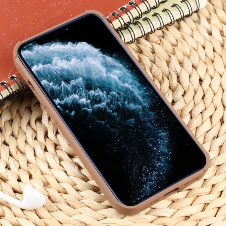 For iPhone 11 Pro Max Weave Texture Silicone Phone Case