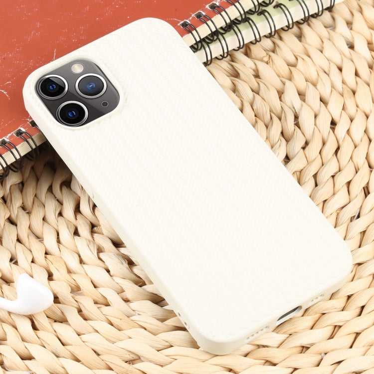For iPhone 11 Pro Max Weave Texture Silicone Phone Case