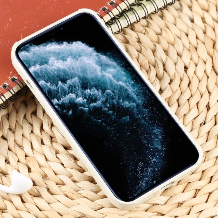 For iPhone 11 Pro Max Weave Texture Silicone Phone Case