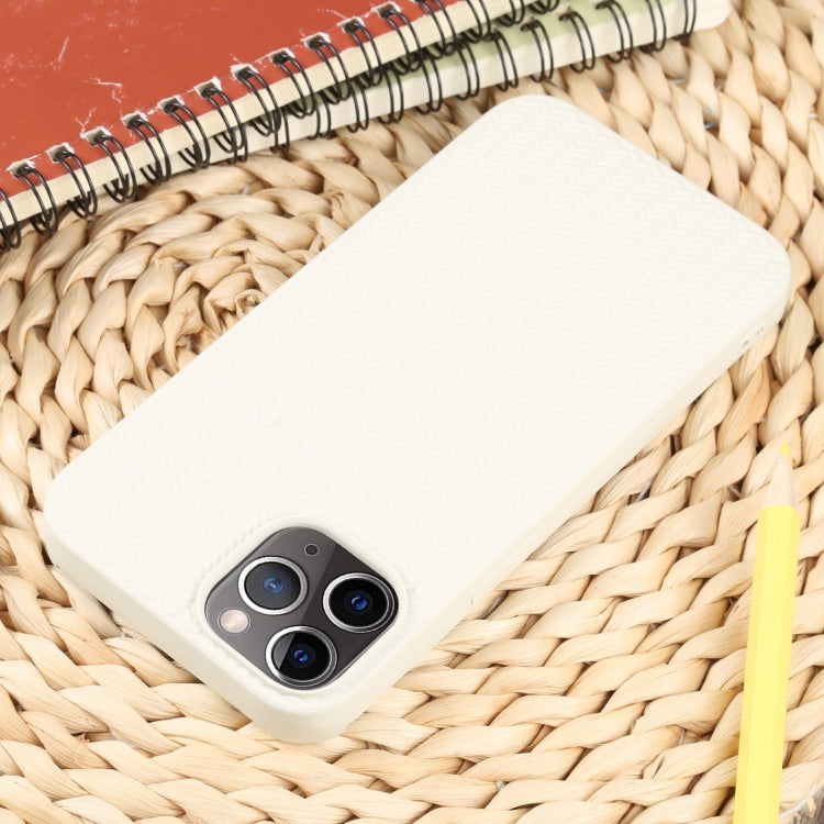 For iPhone 11 Pro Max Weave Texture Silicone Phone Case