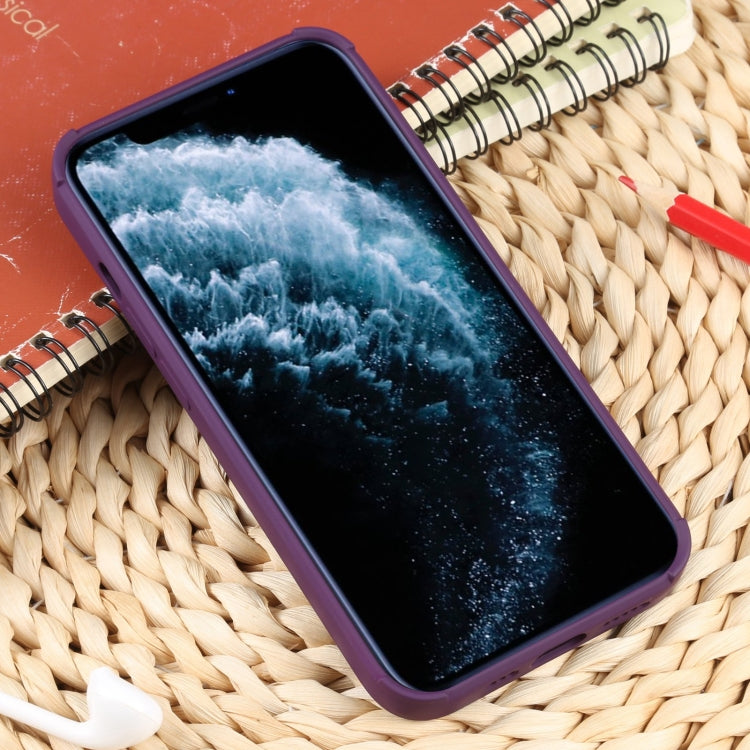 For iPhone 11 Pro Max Weave Texture Silicone Phone Case