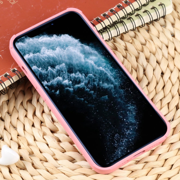 For iPhone 11 Pro Max Weave Texture Silicone Phone Case