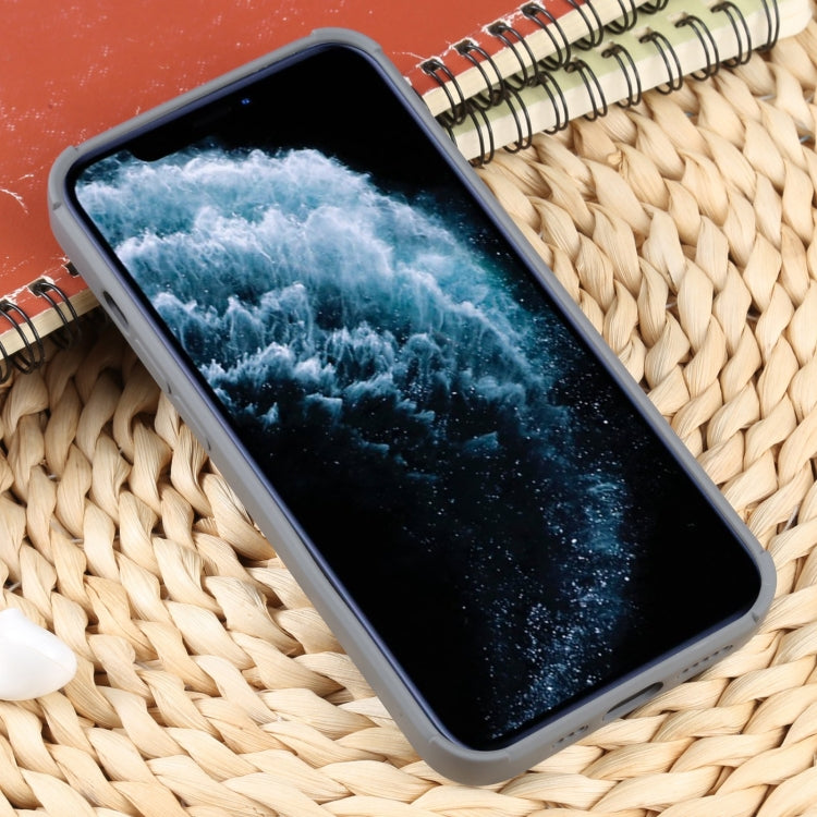 For iPhone 11 Pro Max Weave Texture Silicone Phone Case