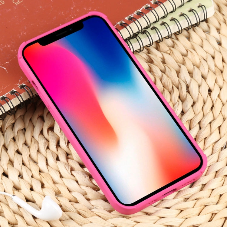 For iPhone X / XS Weave Texture Silicone Phone Case