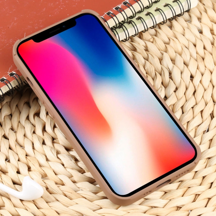 For iPhone X / XS Weave Texture Silicone Phone Case