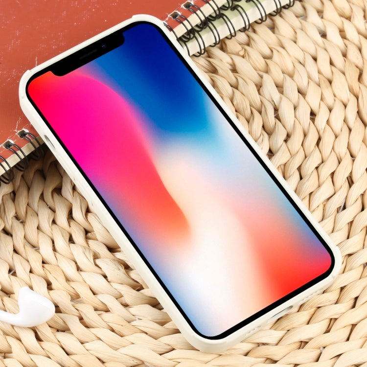 For iPhone X / XS Weave Texture Silicone Phone Case