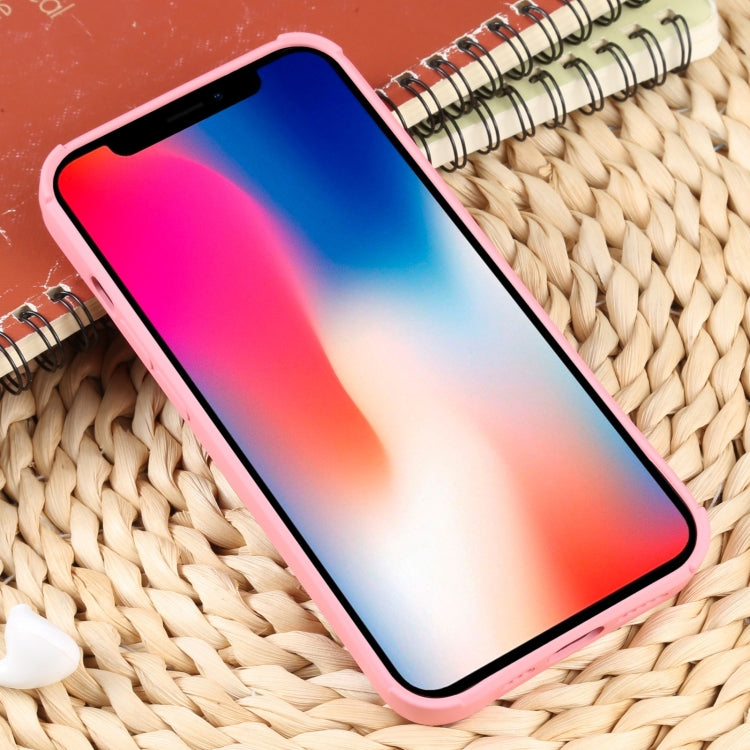 For iPhone X / XS Weave Texture Silicone Phone Case