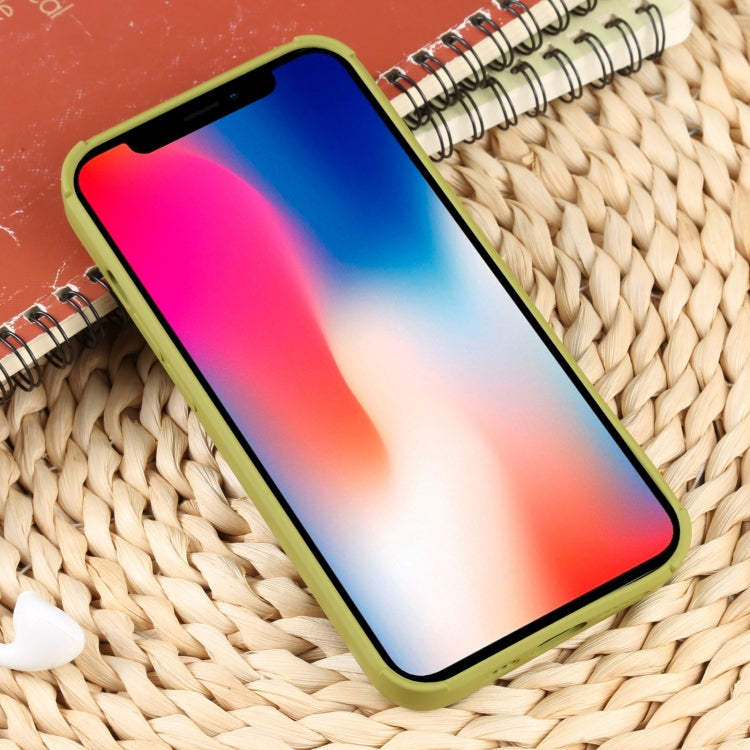 For iPhone X / XS Weave Texture Silicone Phone Case