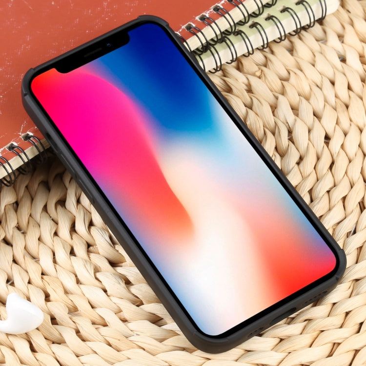 For iPhone X / XS Weave Texture Silicone Phone Case