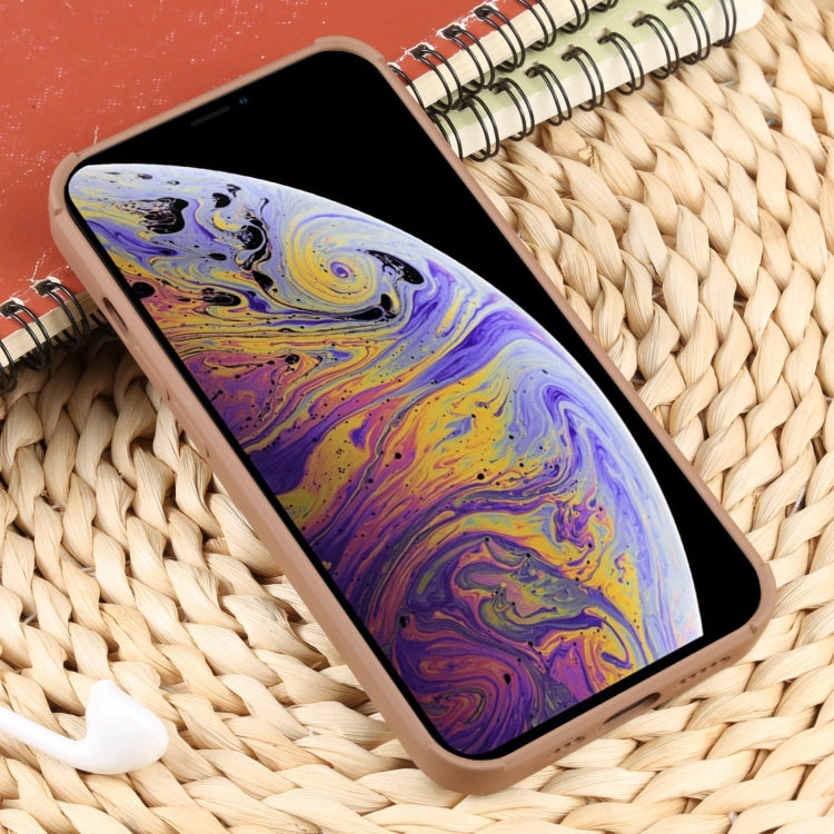 For iPhone XS Max Weave Texture Silicone Phone Case
