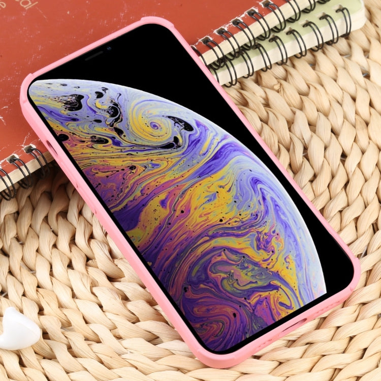For iPhone XS Max Weave Texture Silicone Phone Case