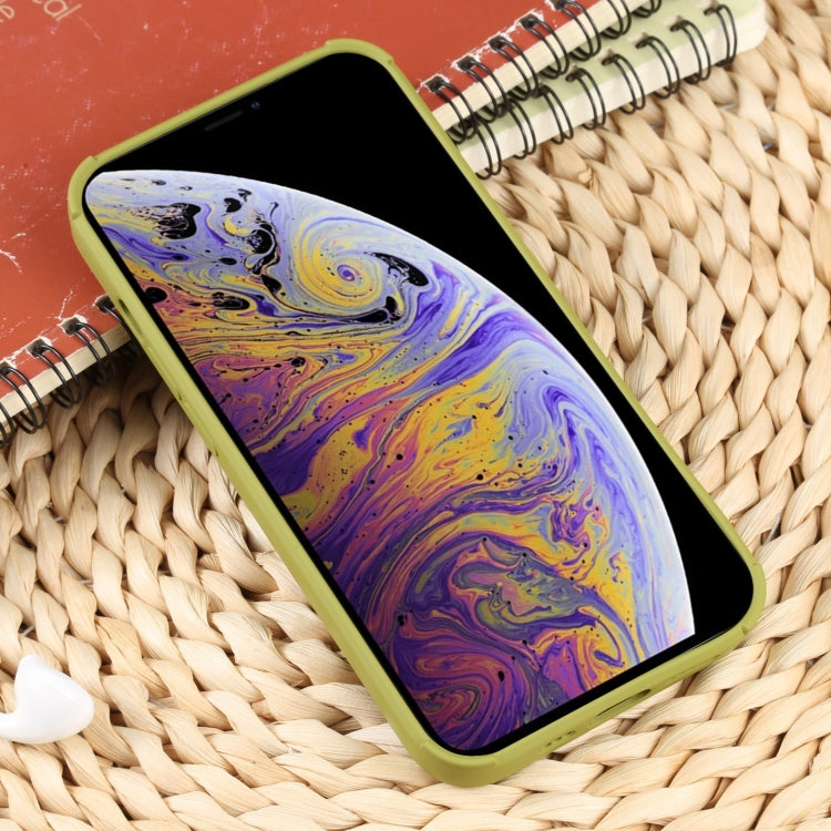 For iPhone XS Max Weave Texture Silicone Phone Case