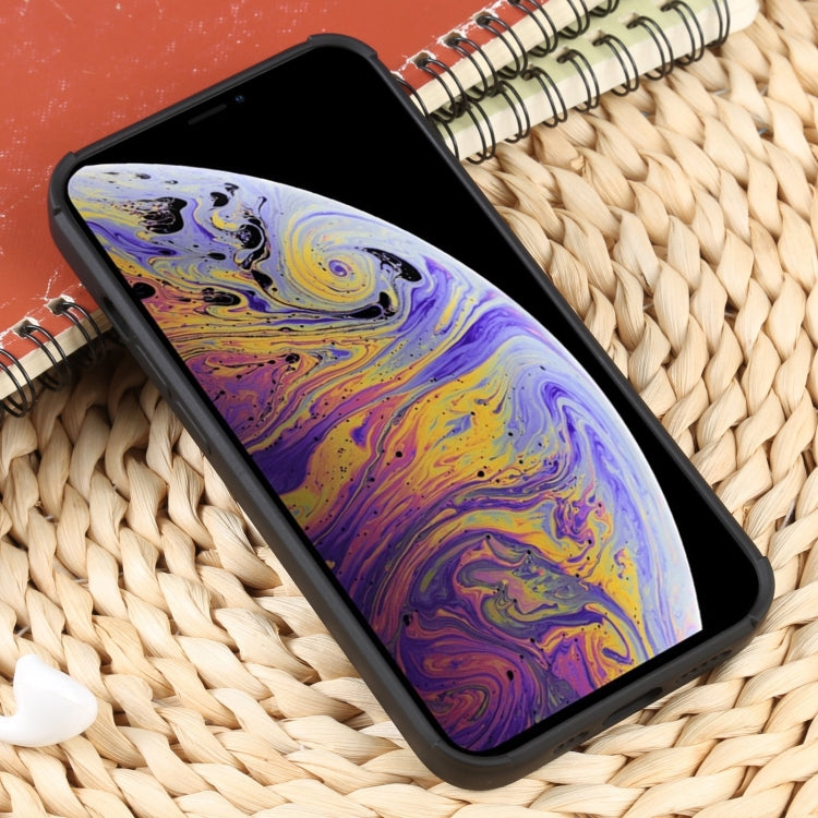 For iPhone XS Max Weave Texture Silicone Phone Case