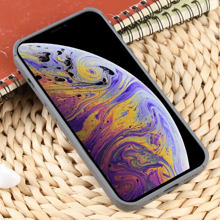For iPhone XS Max Weave Texture Silicone Phone Case