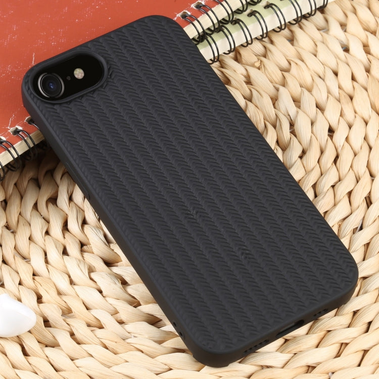 For iPhone SE 2022 / SE 2020 / 7 / 8 Weave Texture Silicone Phone Case