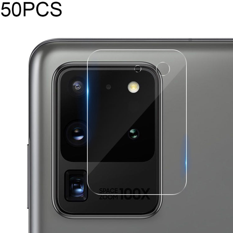 50 PCS Soft Fiber Back Camera Lens Film for Galaxy S20 Ultra